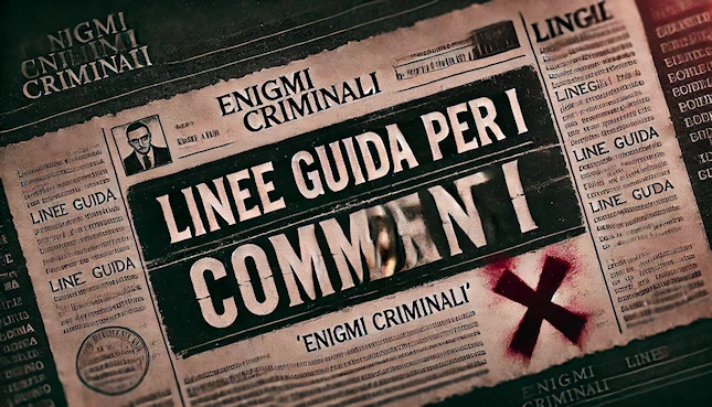 Linee Guida per i Commenti di Enigmi Criminali